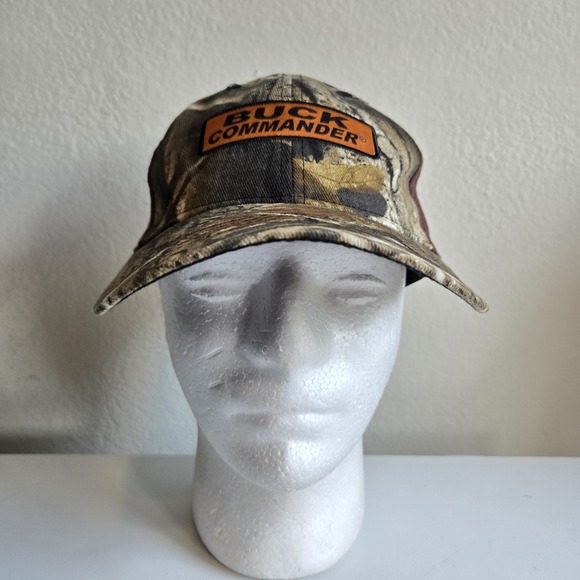 Buck Commander Hat Cap Mens Brown Camo Strapback Embroidered Logo‎ - Picture 2 of 10